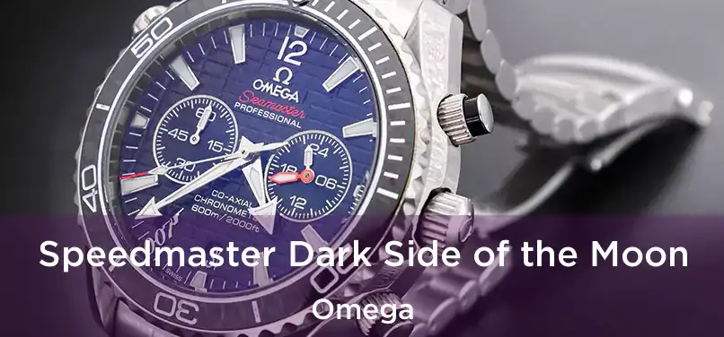  Speedmaster Dark Side of the Moon Omega